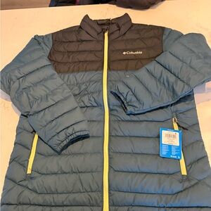 Columbia Mens Puffer Jacket - Blue and Black